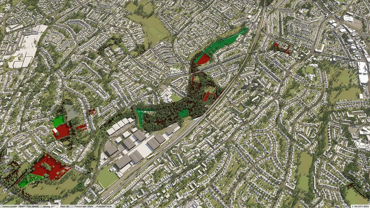 Birmingham 3d Model Digital Twin Vu City